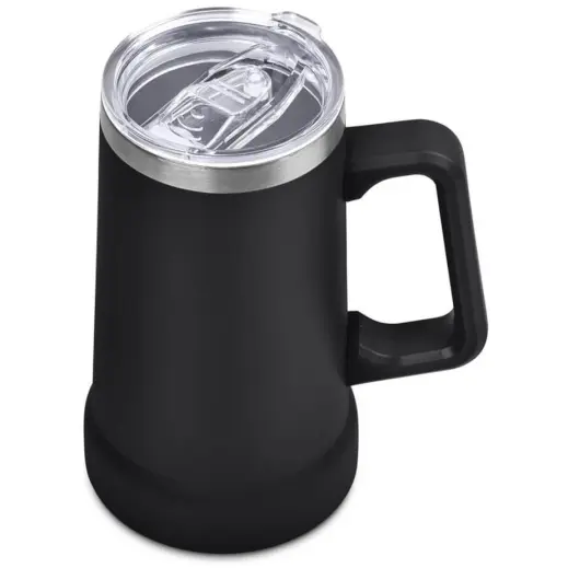 Urban Terrain Oribi Stainless Steel Vacuum Mug Black Closed